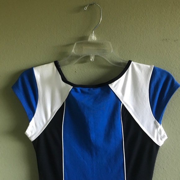 Express Cap sleeve Color Block Stretchy Dress Size XS - Picture 3 of 5